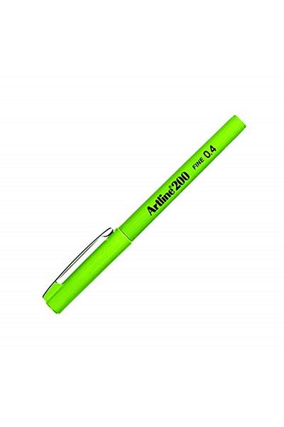 Artlines Artline 200n Fine Felt Tip Writing Pen, 0.4 Mm, Pistachio Green