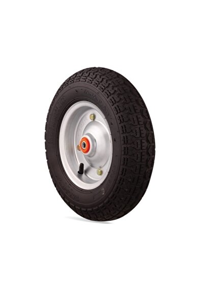 YAPARLAR Havalı Teker El Arabası Tekeri 1 Kalite Metal Jant 350x7