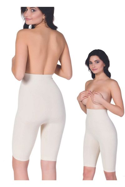eryatex Women's Body Slimming Corset High Waist Cuffed Corset Leg Shaping Corset Slimming