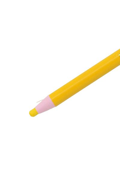 ekoset Diamond China Marker Stringed Pen Marking Pen Yellow 12 Pieces