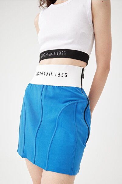gothamvibes Жіноча спідниця Viber Saks синього кольору