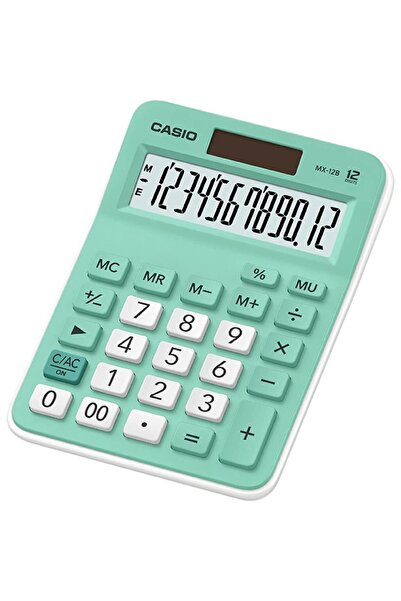 Casio Açık Yeşil 12 Hane Masa Üstü Hesap Makinesi Mx-12b-gn