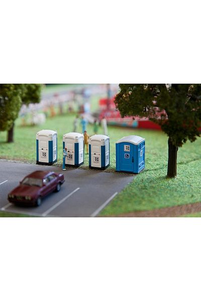 Faller 1:87 Ho Model Portable Toilets Miniature Detail Set-180543