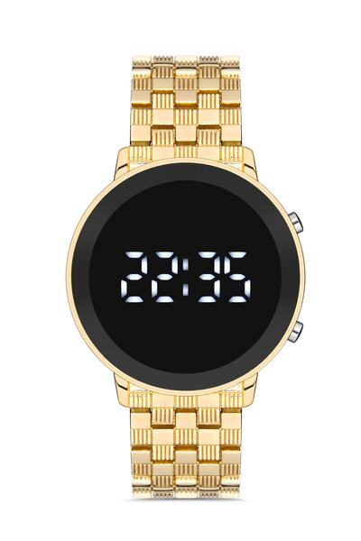 Twelve Unisex Altın Rengi Exclusive Series Dijital Kol Saati