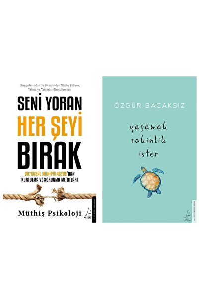 Destek Yayınları Seni Yoran Her Şeyi Bırak Müthiş Psikoloji + Yaşamak Sakinli...