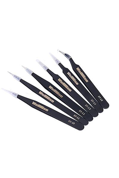 Wellhise Profesyonel Antistatik Cımbız Seti 6 Parça