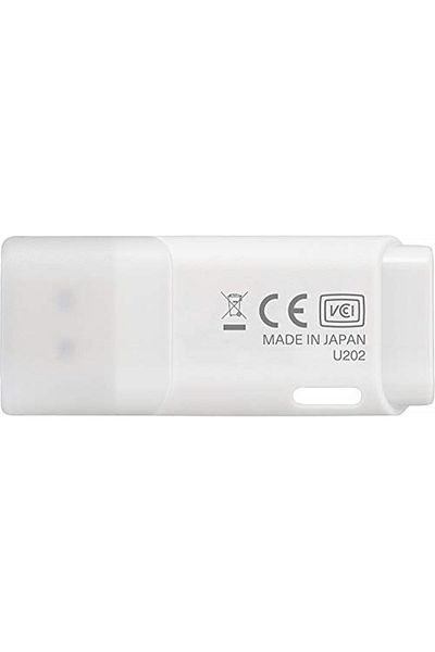 Kioxia ذاكرة فلاش USB 2.0 بيضاء سعة 32 جيجابايت U202