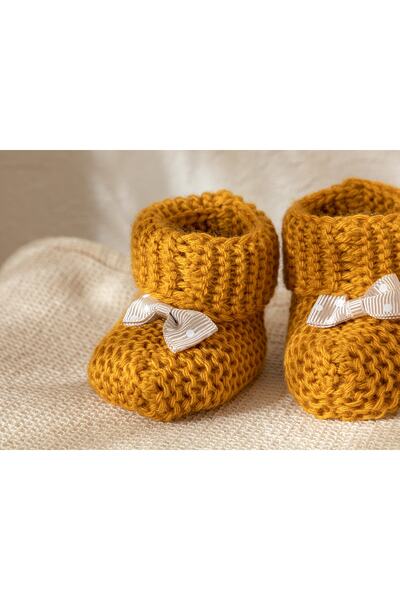 English Home Moale Tricot Cu Fund? Cıorapı Pentru Bebe 6-12 Ay Mu?tar