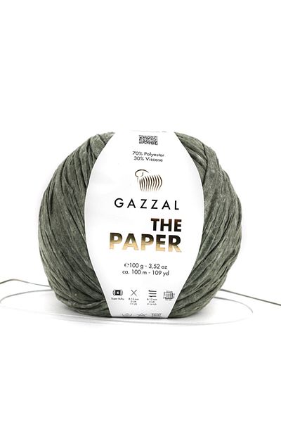 Gazzal The Paper Soft Paper String Πλεκτό με το χέρι, 100 Gr, 100 Mt Taka Yarn (3967)