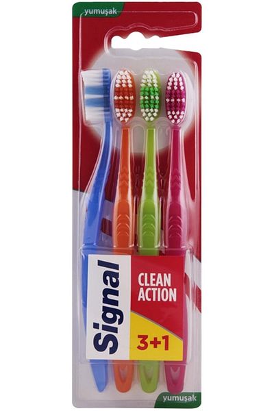 Signal Clean Action Toothbrush Soft 3+1