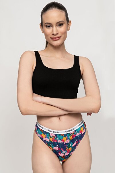 Paul Kenzie Chiloți pentru femei cu model cu efect unic - Flamingo