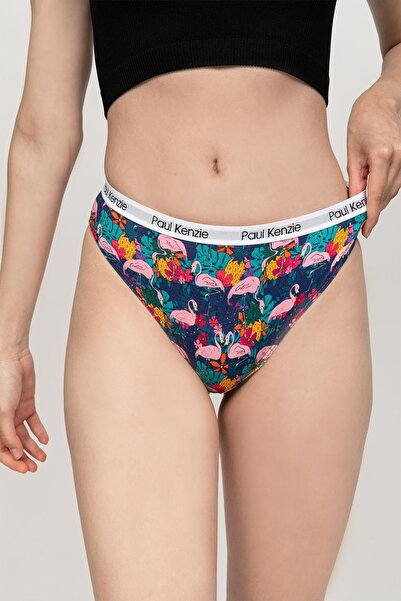 Paul Kenzie Chiloți pentru femei cu model cu efect unic - Flamingo