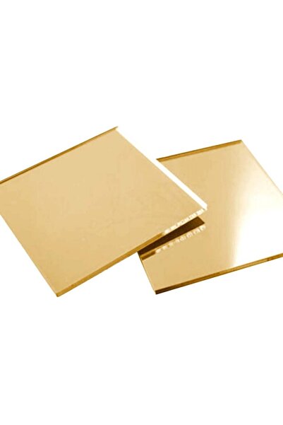 DOGA ONLINE 1 Mm Altın Renkli Yapışkanlı Aynalı Pleksi Levha - Aynalı Gold Pl...