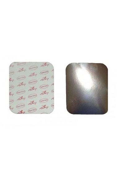 KURTSAN AMBALAJ 100 Pieces Aluminum 3 Compartment Plates with Lid