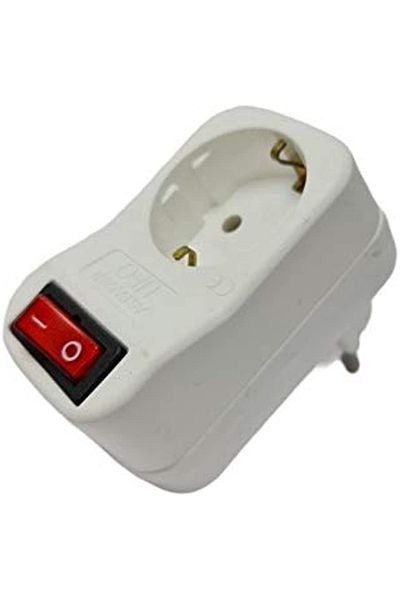 HECTOR EMPORİUM Ufo Single Current Protected Switched Socket White 3500w 16a