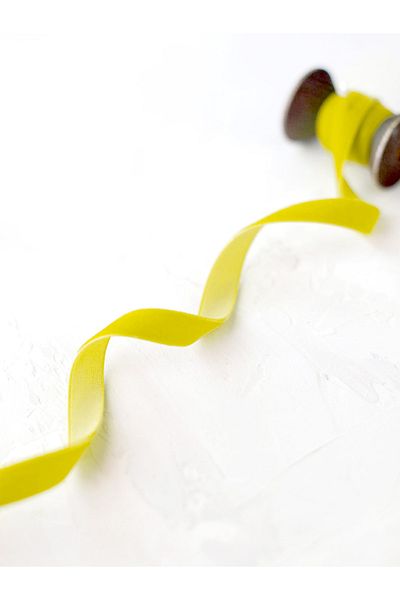 E Elmas Yellow Velvet Ribbon (1CM - 5M)