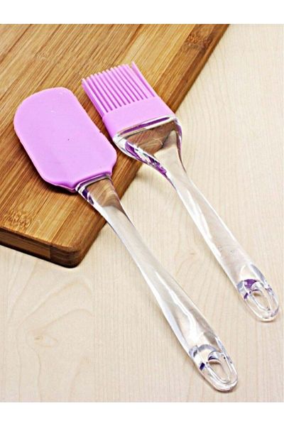 UNDERGROUND TRADE Silicone Egg Brush and Spatula Set of 2
