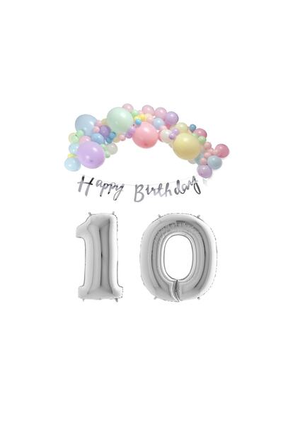 BEST PARTİ DOĞUM GÜNÜ PARTİ SÜSLERİ Happy Bırthday Yazılı Kaligrafi Banner Ma...