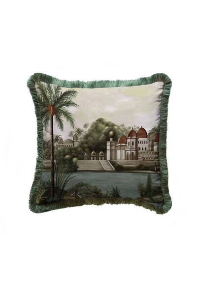 Adawall Manzara Tasarımlı Dekoratif Kırlent