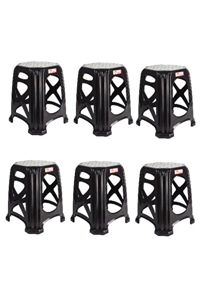 Bal-Kar Holiday 6 Adet Penguen Tabure Büyük Koyu Kahve Tb-235