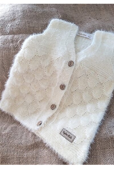 Çt Çeyizci Tekstil Children's Vest Feather Vest Baby Girl Vest