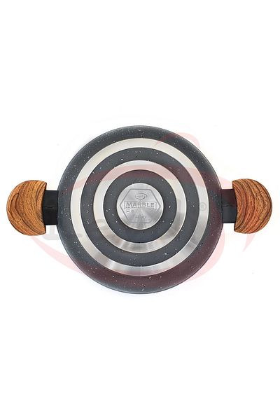 Leydi Marble Natura Granite Sahan Egg Pan 18 Cm - 20 Cm - 22 Cm Set