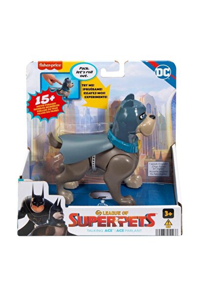 mattel Oyuncak İmaginext Süperman Krypto Köpek Dc League Of Super Pets Sesli Figürler Superman Krypt