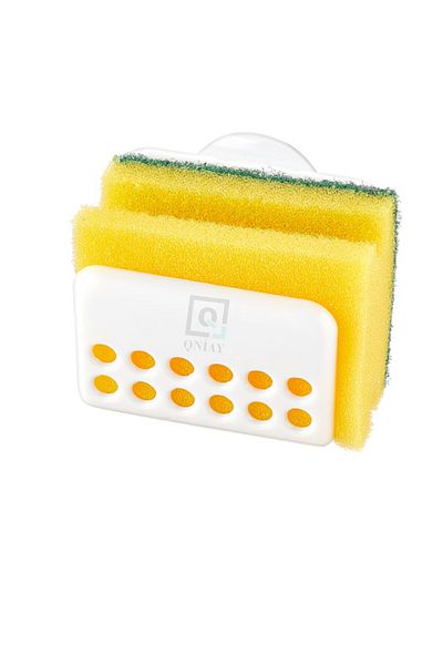 QNİAY Practical Dish Sponge Hanger Spongematic Suction Cup Dish Sponge Hanger