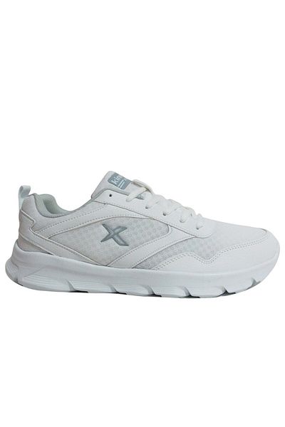 Kinetix White Lace-Up Running Sneakers Sports Shoes