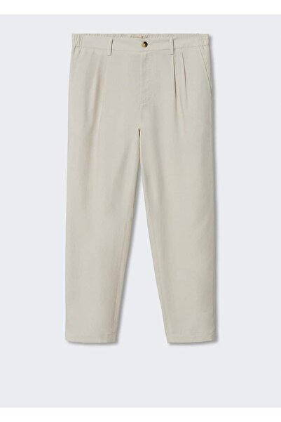 MANGO Man Pilili Keten Lyocell Pantolon