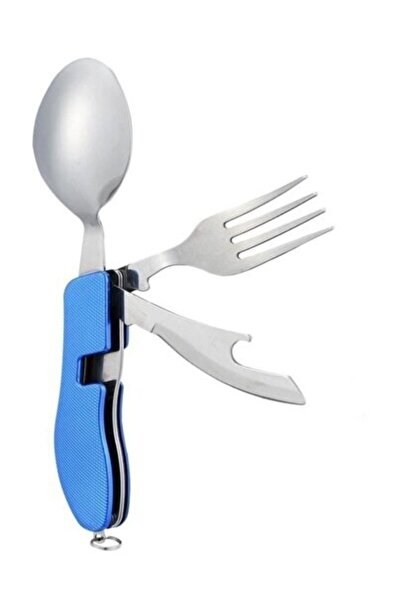 Ozs Kumanya Kaşığı Avcı Kampçı Seti Çatal Kaşık Seti Açacak Seti