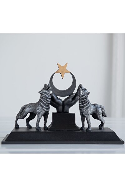 Gift Garden Ay Yıldız Uluyan Kurtlar (özel Tasarım)