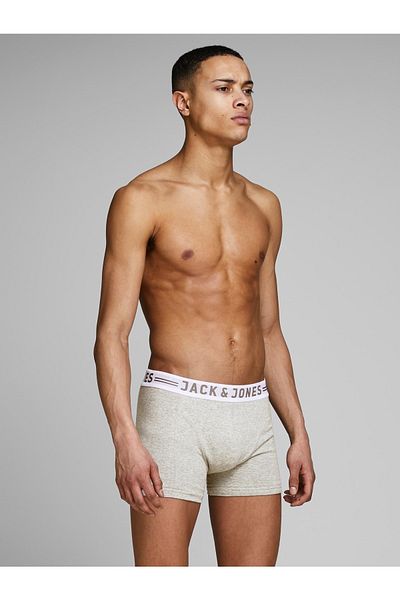 Jack & Jones Sense Trunks 3-pack Noos Erkek Gri Boxer 12081832-05