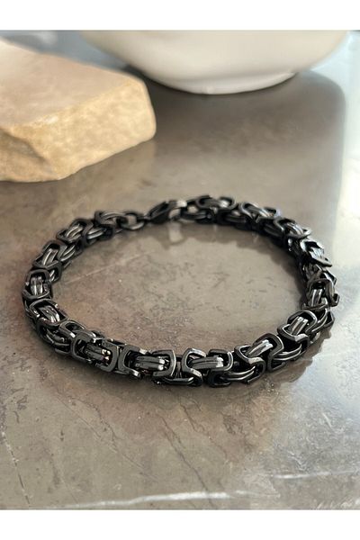 Jack Ferrero Men's Steel Color-Free Invoice Bracelet