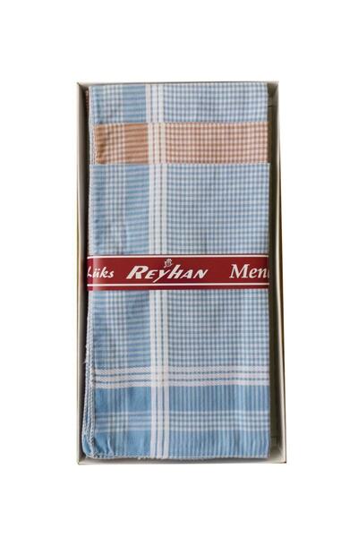 REYHAN Чоловіча хустинка 12 штук 40*40 см. Кольорова