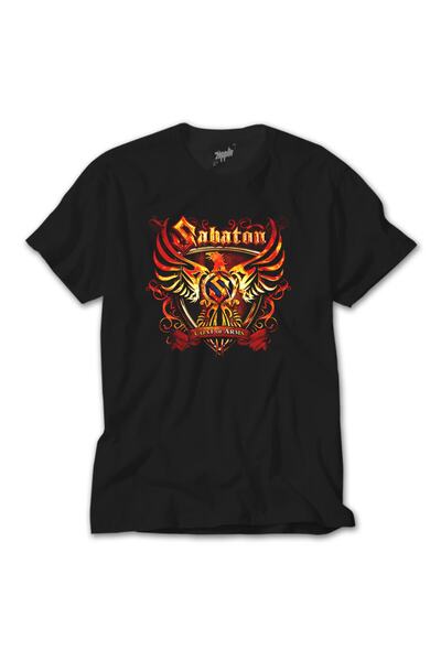 Z zepplin Черна тениска Sabaton Coat Of Arms