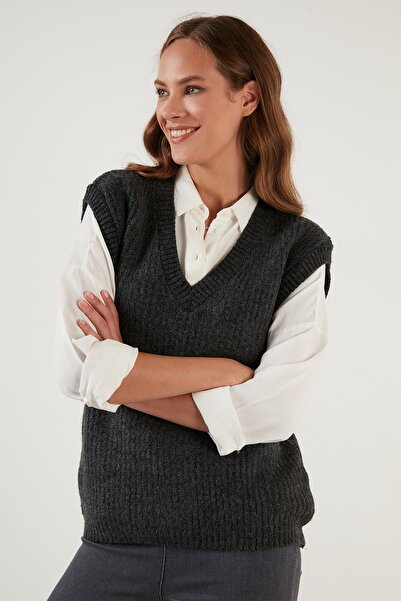 Lela Жіночий светр з V-подібним вирізом - 4616105