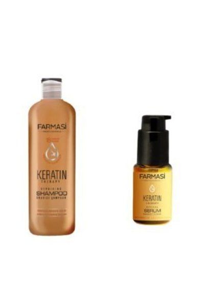 Farmasi Keratin Onarıcı Şampuan 360 ml Ve Keratin Onarıcı Besleyici Serum 30 ml