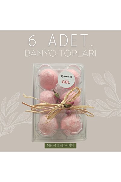 BAL AĞACI Gül Kokulu Manikür Nem Bombaları 45gr × 6 Adet