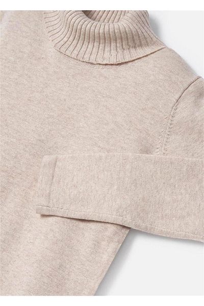 MAYORAL Girl's Turtleneck Blouse Beige 313