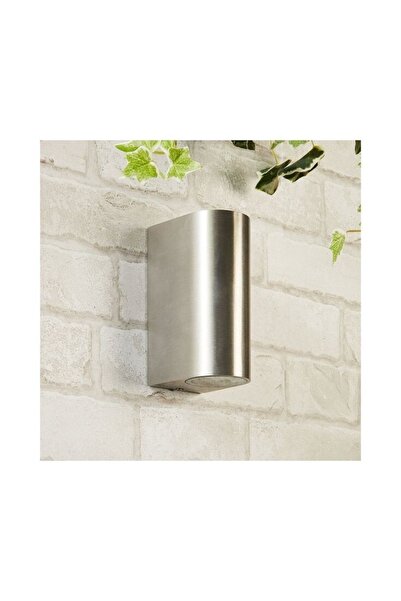 fullreyon 14 Watt Beyaz Işık Ledli Nikel Kaplama Plastik Kasa Çift Yönlü Dekoratif Duvar Aplik