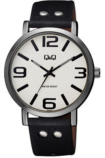 Q&Q Leather Men's Wristwatch Q892