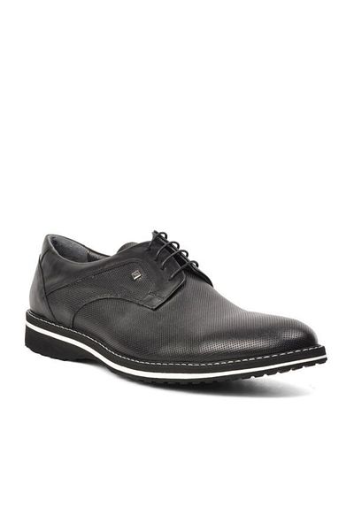 Fosco 8071 A-black Genuine Leather Men's Casual Shoes