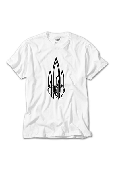 Z zepplin تي شيرت آت ذا جيتس كلاسيك الأبيض