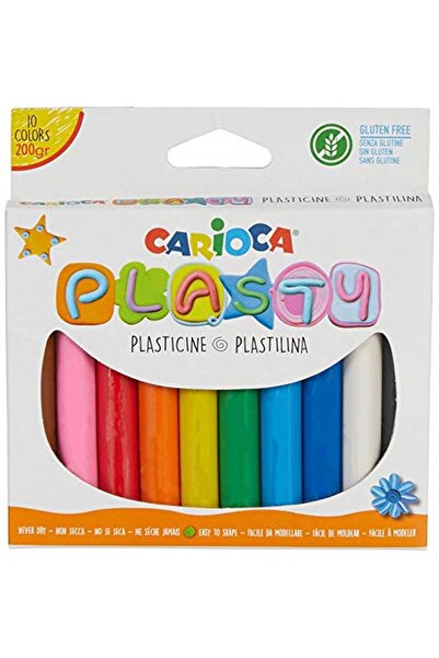carioca Plasty Kurumayan Oyun Hamuru 10 Renk, 200 Gr