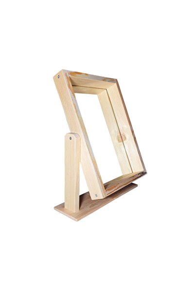 Barış Dizayn Doğal Ahşap Masa Makyaj Aynası Masa Üstü Ayna Dikdörtgen Çerçeve...