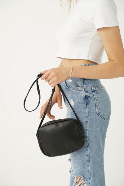 Top All BAG Siyah Kadın Mini Urban Çapraz Askılı Çanta