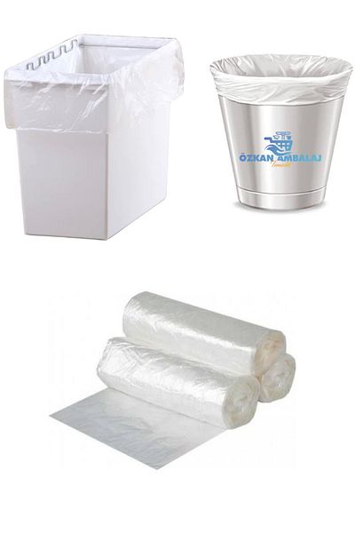 Özkan Ambalaj Temizlik White Mini Garbage Bag 40x47 Cm 5 Rolls of 40