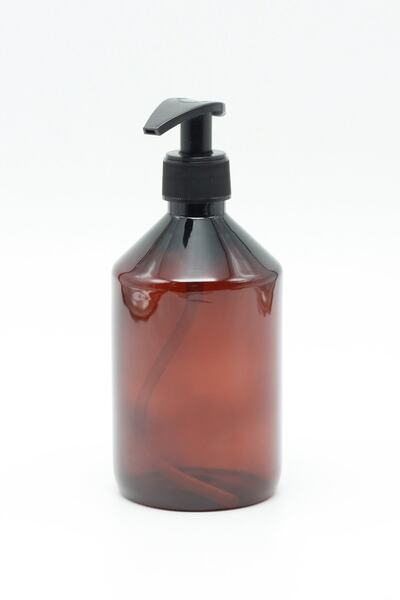 EVAY Flacon de săpun maro, flacon de săpun de 500 ml, flacon de săpun din pla...