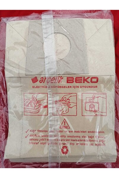 Arçelik Beko Ilk Makinesi Eski Model Toz Torbası 10 Adet